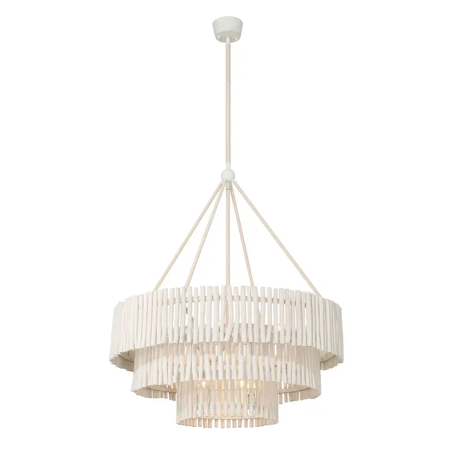 Phong 9-Light Chandelier in Blanco - Image 5