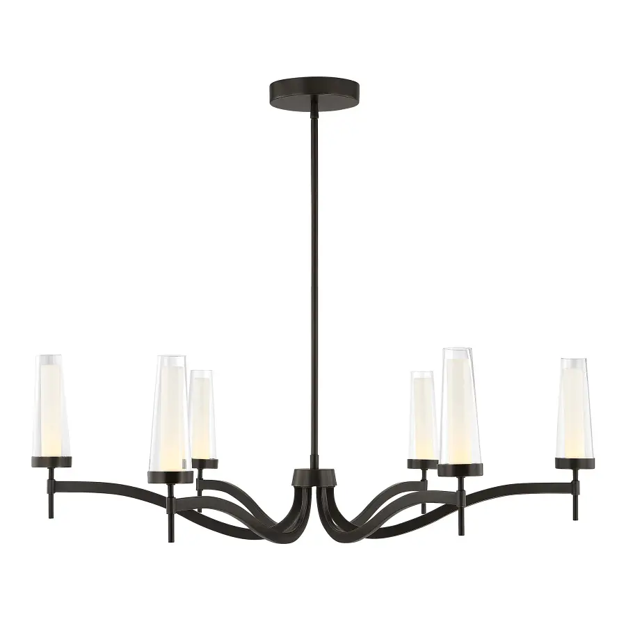 Butler 6-Light Chandelier in Mediterranean Bronze - Image 1