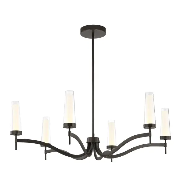 Butler 6-Light Chandelier in Mediterranean Bronze - Image 5