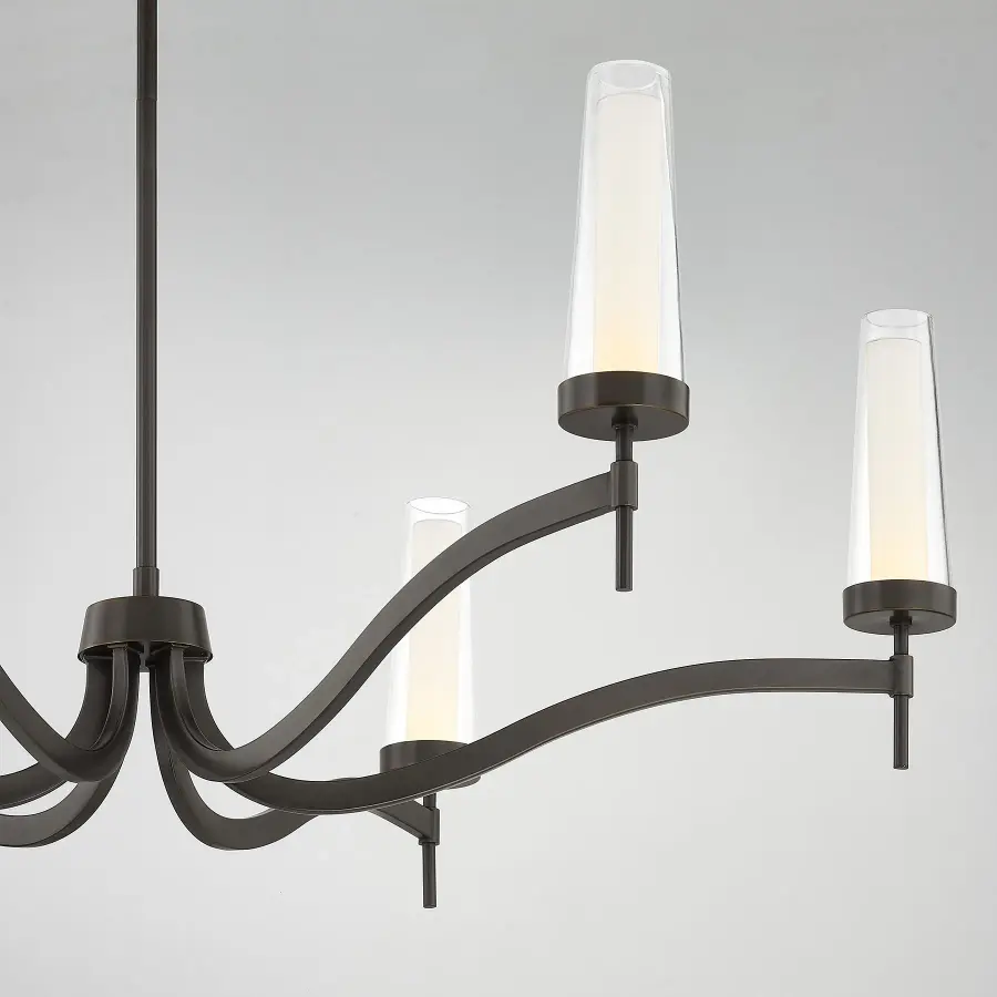 Butler 6-Light Chandelier in Mediterranean Bronze - Image 7