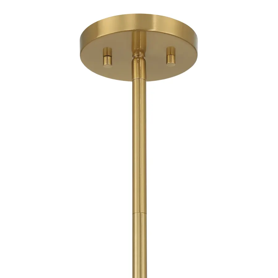 Espacio 6-Light Chandelier in Warm Brass by Breegan Jane - Image 6