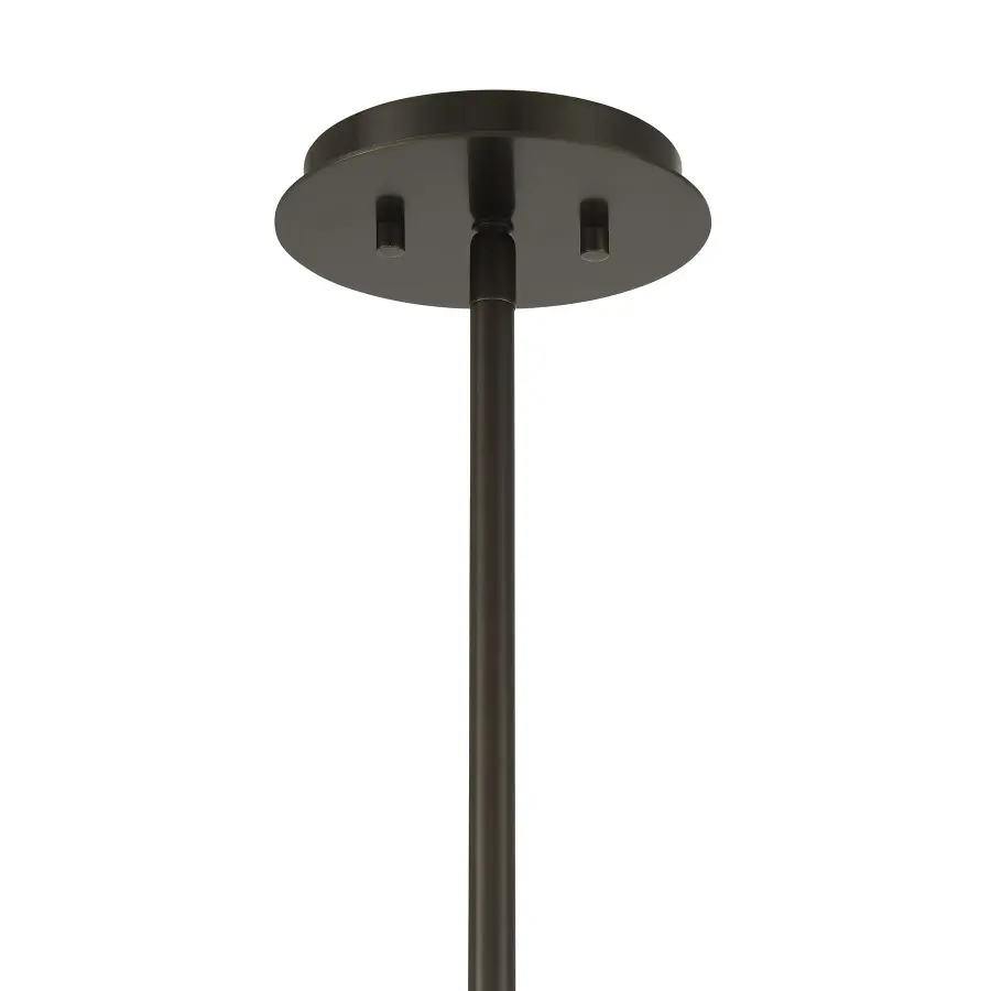 Salford 9-Light Chandelier in Mediterranean Bronze by Dann Foley - Image 6