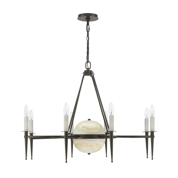 Sanger 10-Light Chandelier in Mediterranean Bronze by Dann Foley - Image 2