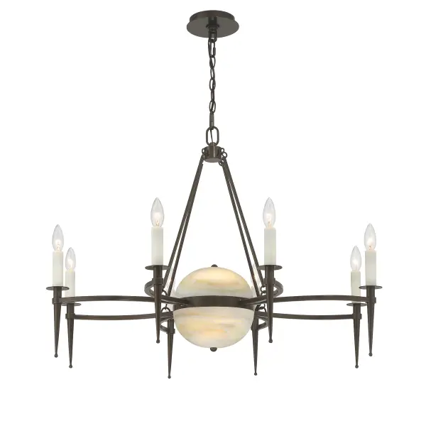 Sanger 10-Light Chandelier in Mediterranean Bronze by Dann Foley - Image 3