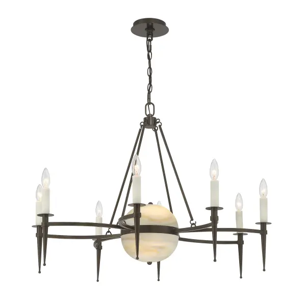 Sanger 10-Light Chandelier in Mediterranean Bronze by Dann Foley - Image 5