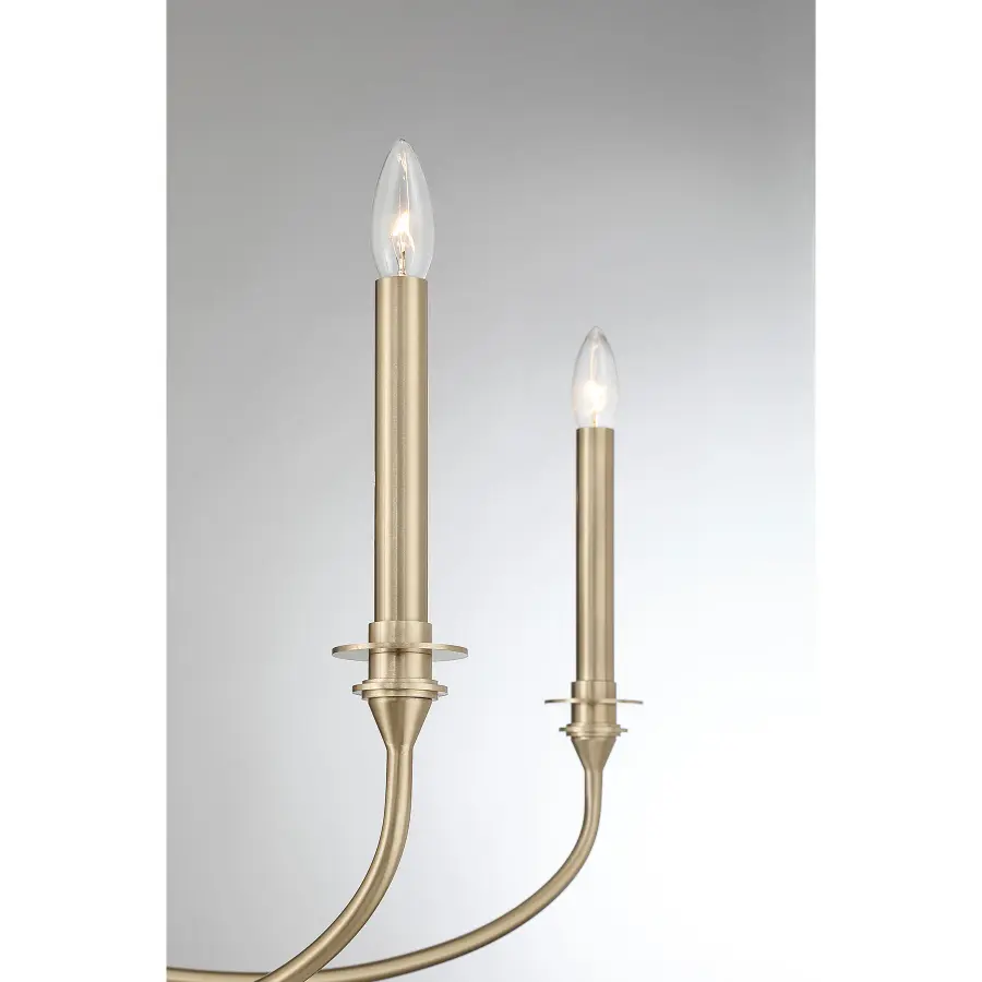 Coventry 6-Light Chandelier in Noble Brass - Image 7
