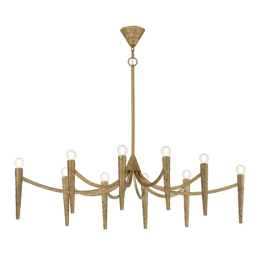 Belleza 10-Light Linear Chandelier in Spumante by Breegan Jane - Image 1