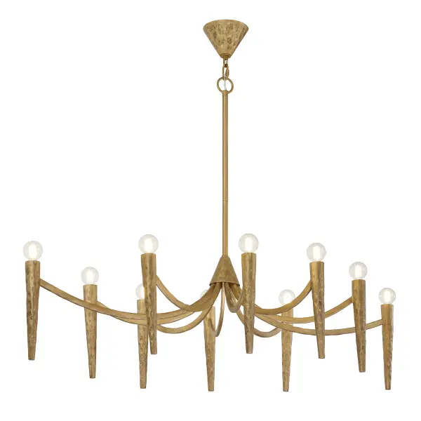 Belleza 10-Light Linear Chandelier in Spumante by Breegan Jane - Image 4