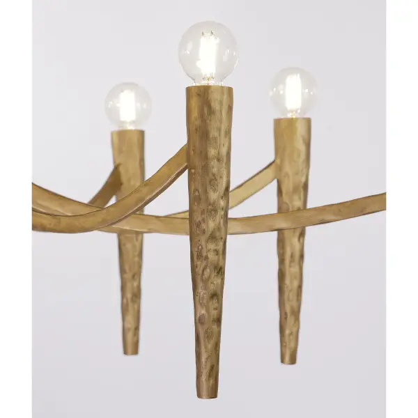 Belleza 10-Light Linear Chandelier in Spumante by Breegan Jane - Image 6