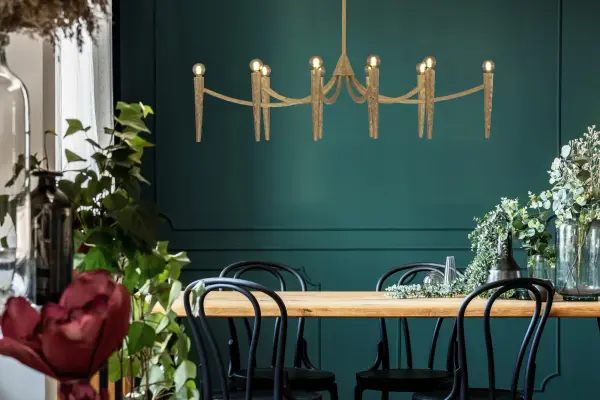 Belleza 10-Light Linear Chandelier in Spumante by Breegan Jane - Image 9