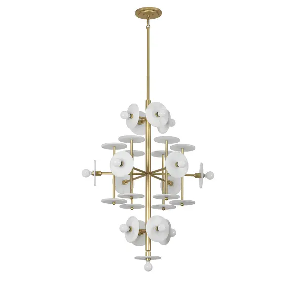 Amani 15-Light Chandelier in Royal Gold - alternate view