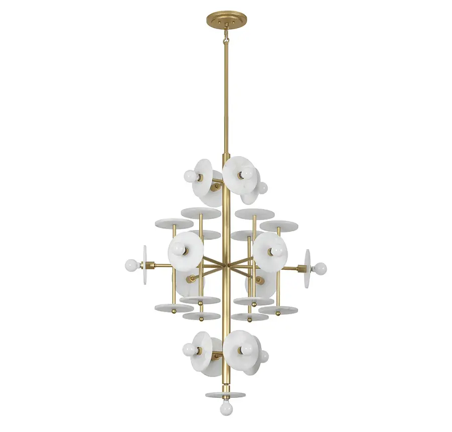 Amani 15-Light Chandelier in Royal Gold - Image 2