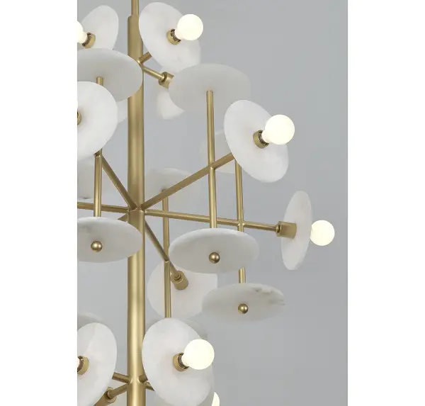 Amani 15-Light Chandelier in Royal Gold - Image 4