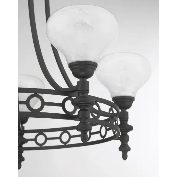 Allston 5-Light Chandelier in Matte Black - Image 6