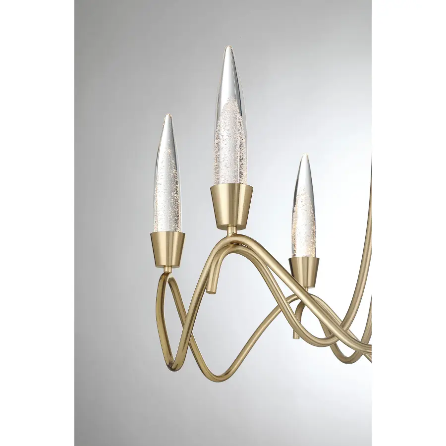 Sofia 6-Light Chandelier in Noble Brass - Image 7