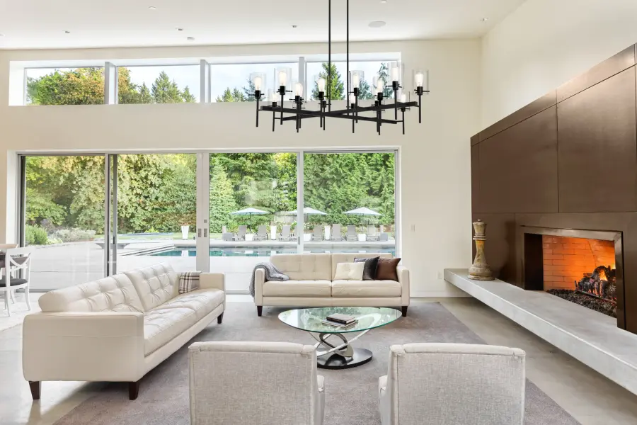 Vista 16-Light Chandelier in Matte Black - Image 7