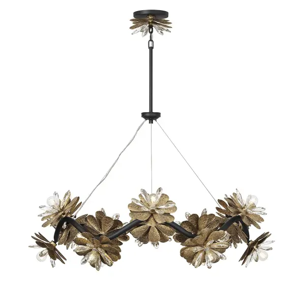 Giselle 24-Light Chandelier in Delphine - Image 1
