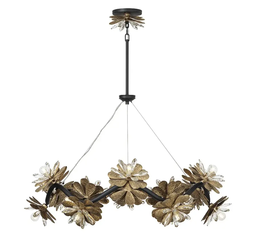 Giselle 24-Light Chandelier in Delphine - Image 1