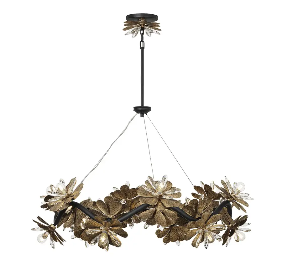 Giselle 24-Light Chandelier in Dephine - Image 5