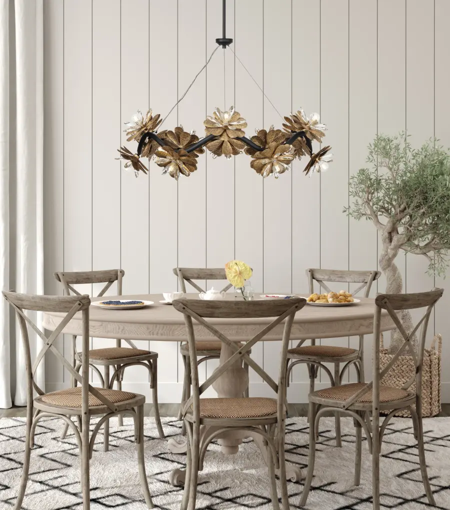 Giselle 24-Light Chandelier in Dephine - Image 7