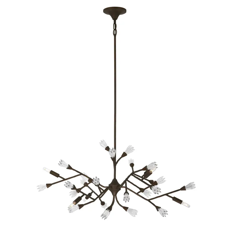 Malinda 6-Light Chandelier in Bark by Breegan Jane - Image 1