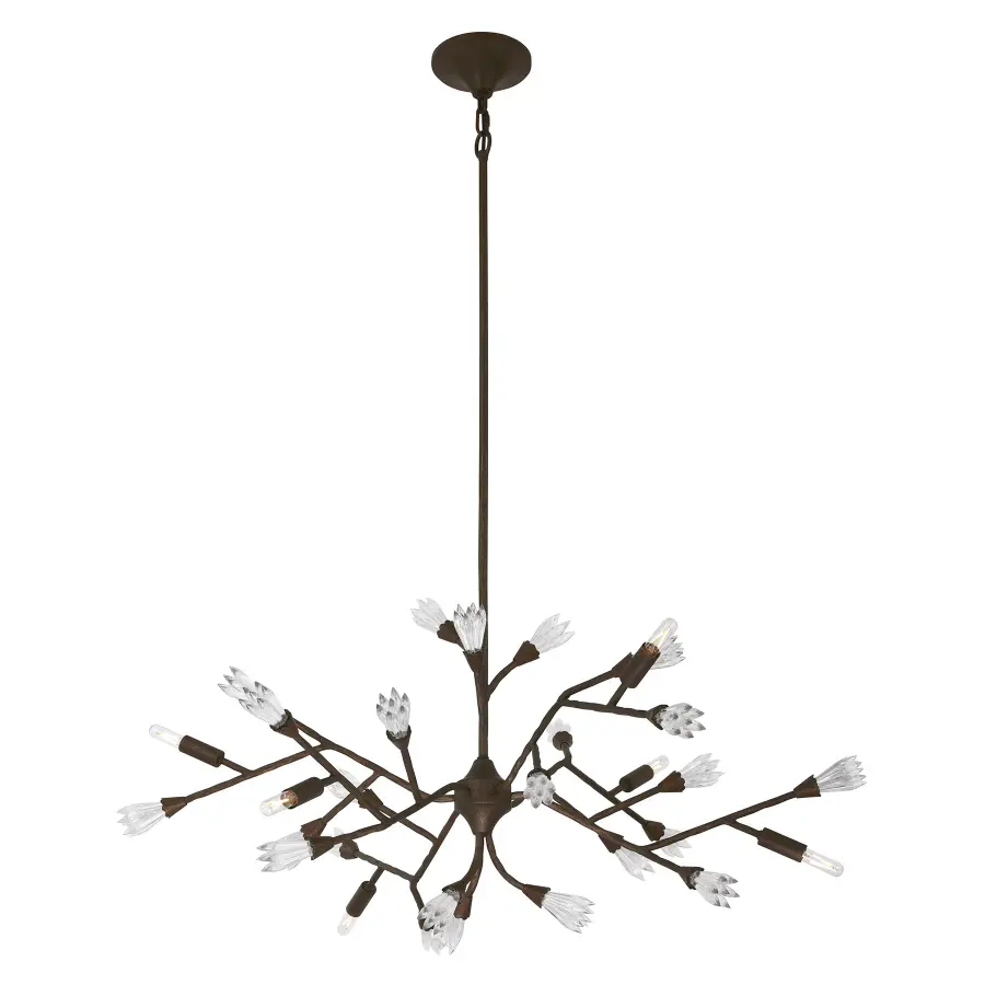 Malinda 6-Light Chandelier in Bark by Breegan Jane - Image 3