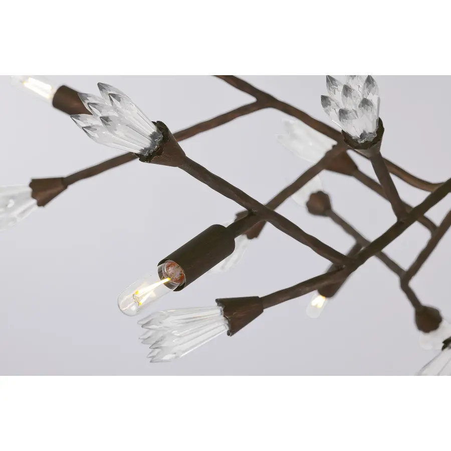 Malinda 6-Light Chandelier in Bark by Breegan Jane - Image 5