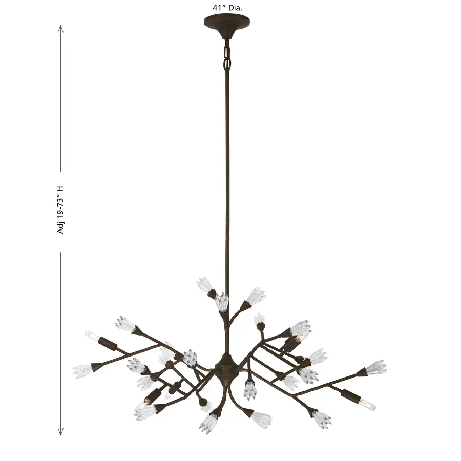 Malinda 6-Light Chandelier in Bark by Breegan Jane - Image 7