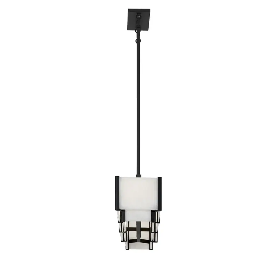 Orleans 5-Light Linear Chandelier in Black Cashmere - Image 5