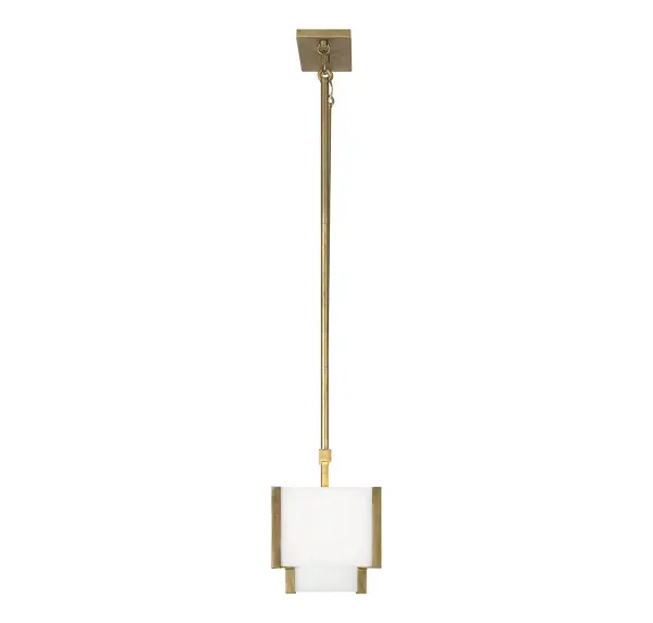 Orleans 8-Light Linear Chandelier in Distressed Gold - Image 5