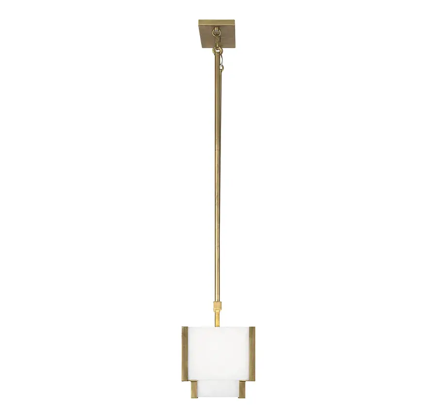 Orleans 8-Light Linear Chandelier in Distressed Gold - Image 5
