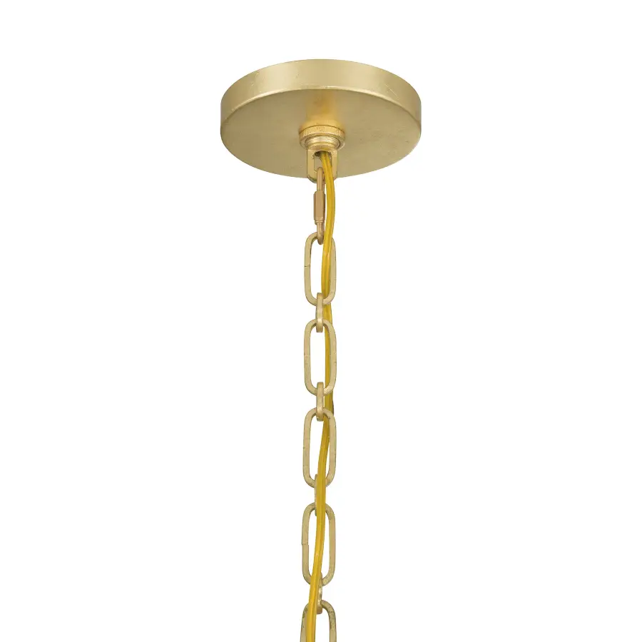 Pelham 16-Light Chandelier in Black Cashmere and True Gold - Image 6