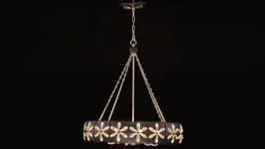 Venice 6-Light Chandelier in Metropolis Black and Gold by Breegan Jane - Image 6