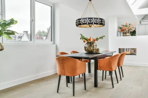 Venice 6-Light Chandelier in Metropolis Black and Gold by Breegan Jane - Image 7