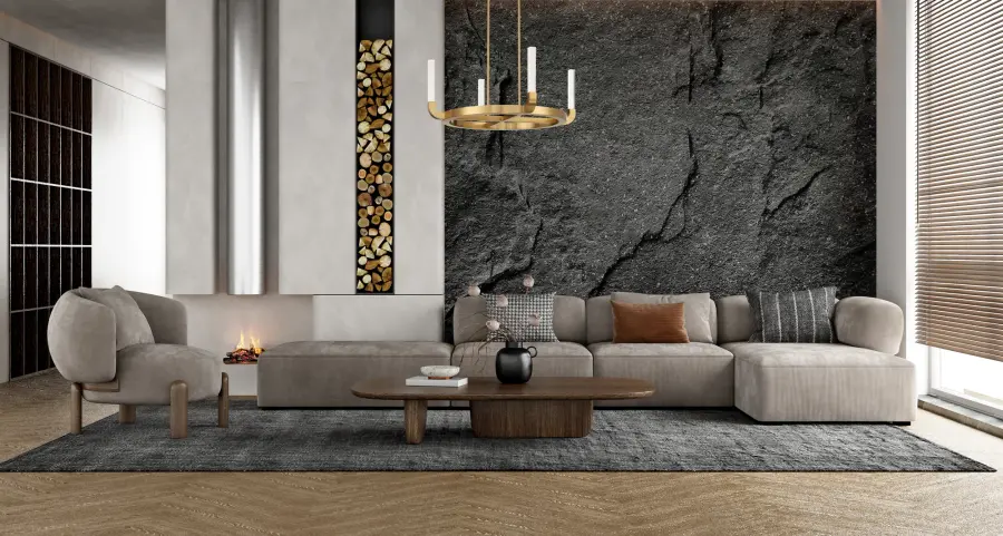 Del Mar 4-Light LED Chandelier in Warm Brass by Breegan Jane - Image 8