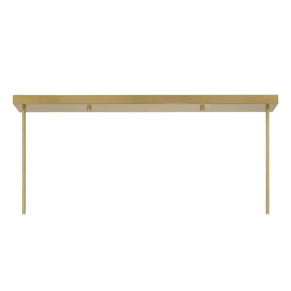 Farrell 1-Light Linear Chandelier in Warm Brass by Dann Foley - Image 6