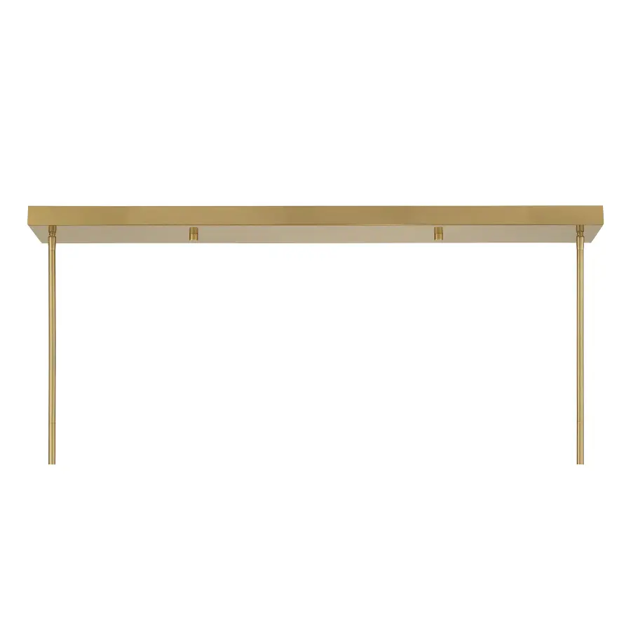 Farrell 1-Light Linear Chandelier in Warm Brass by Dann Foley - Image 6