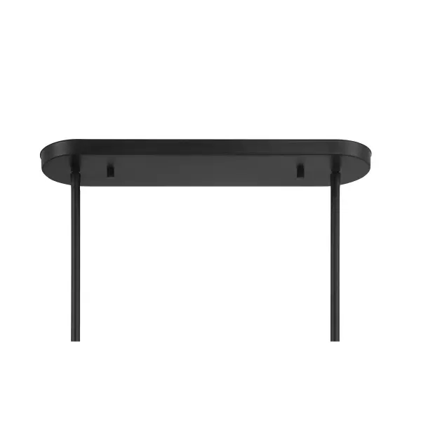 Holton 6-Light Linear Chandelier in Matte Black - Image 6