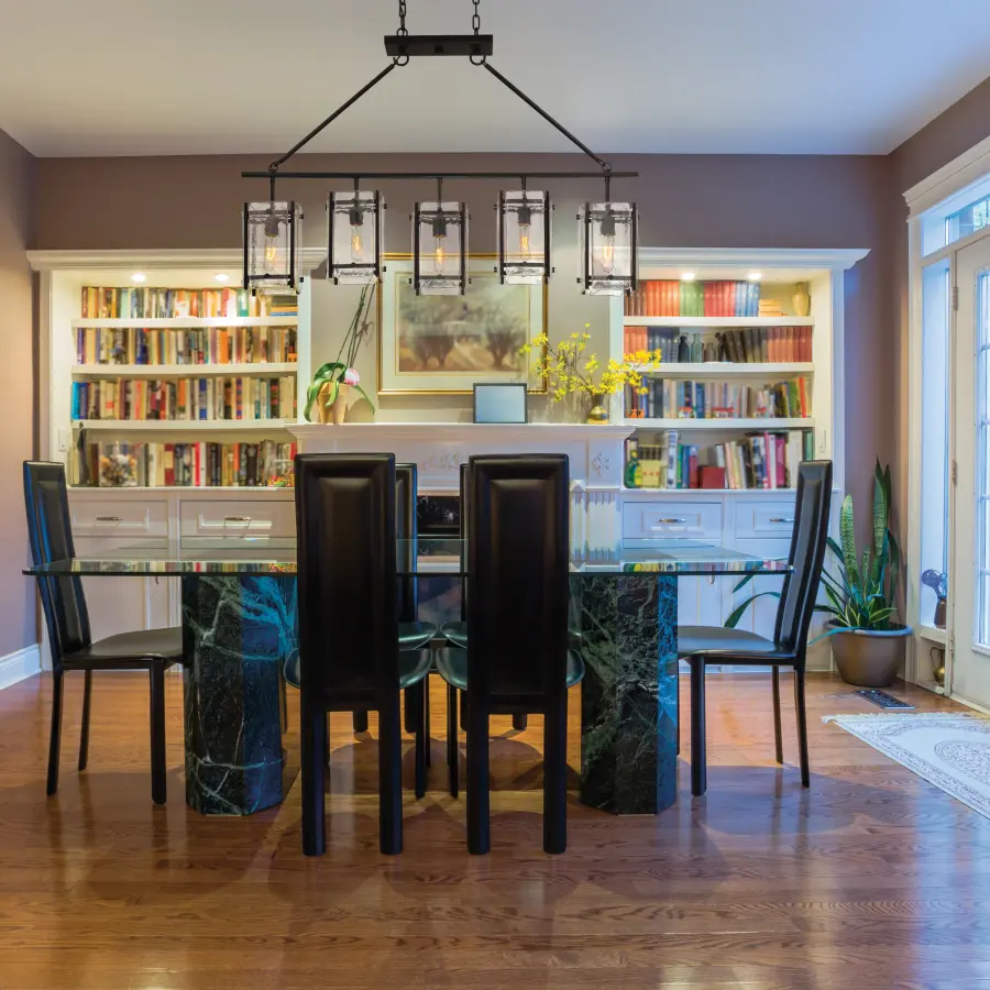 Glenwood 5-Light Linear Chandelier in English Bronze - Image 6