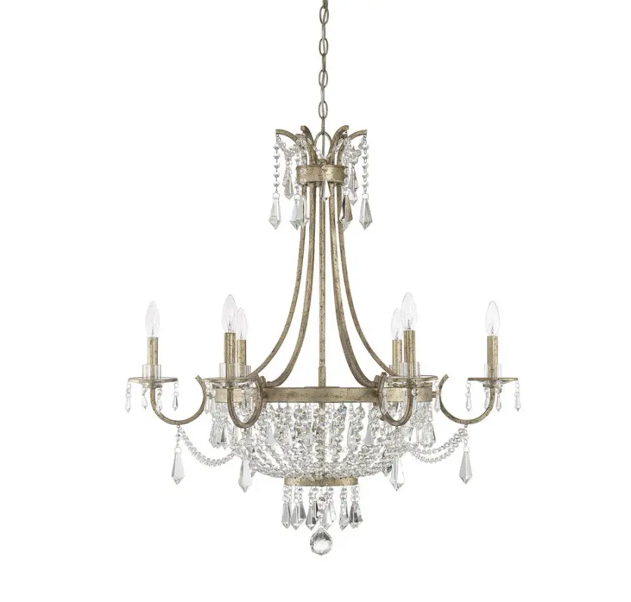 Claiborne 6-Light Chandelier in Avalite - Image 2