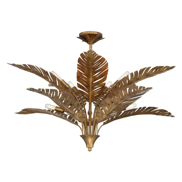 Palmera 10-Light Chandelier in Gold Vein by Breegan Jane - Image 5
