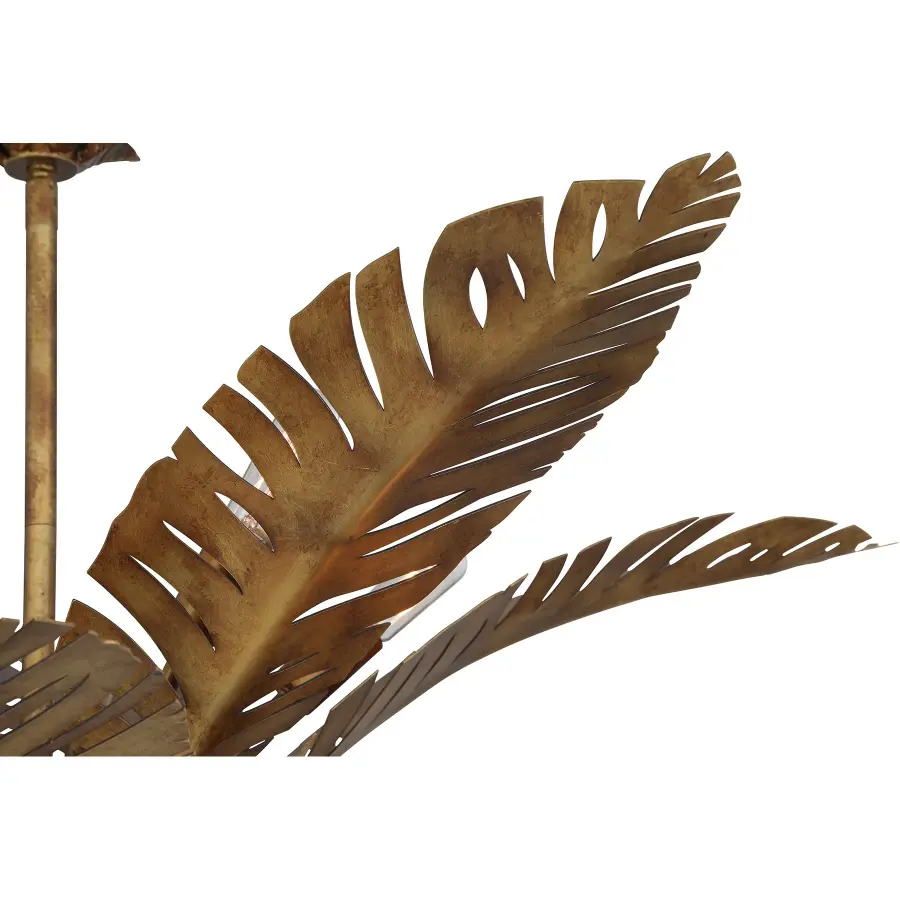 Palmera 10-Light Chandelier in Gold Vein by Breegan Jane - Image 7