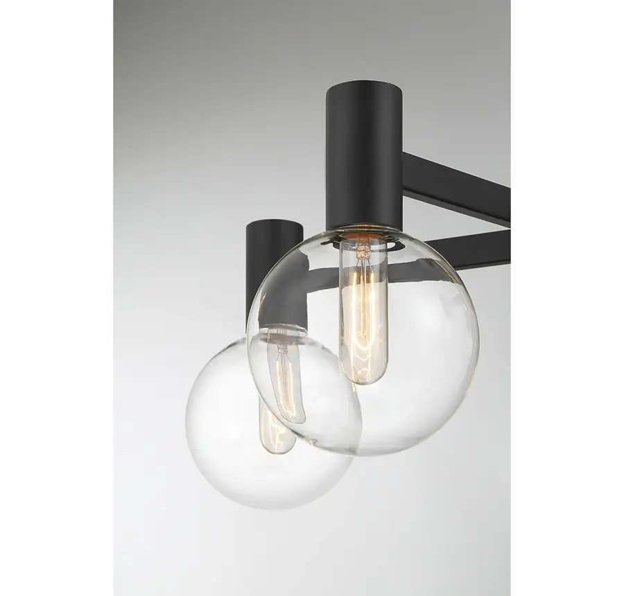 Wright 5-Light Chandelier in Matte Black - Image 6