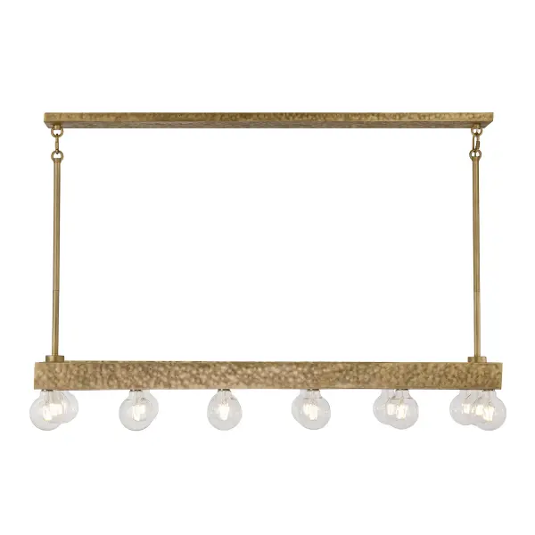 Etereo 14-Light Linear Chandelier in Spumante by Breegan Jane - Image 1