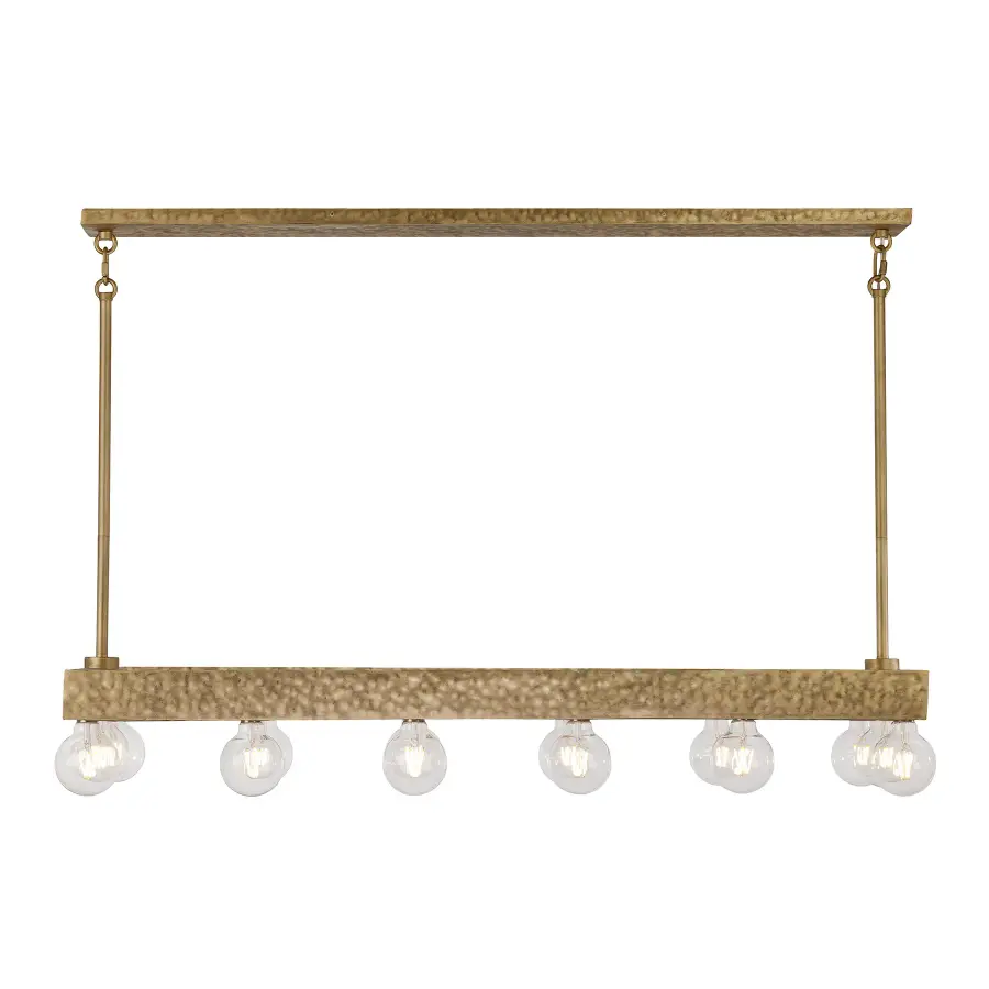 Etereo 14-Light Linear Chandelier in Spumante by Breegan Jane - Image 1