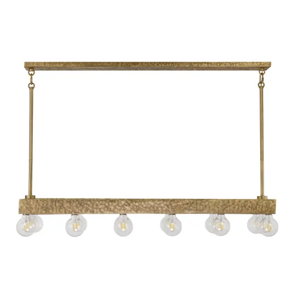 Etereo 14-Light Linear Chandelier in Spumante by Breegan Jane - Image 2