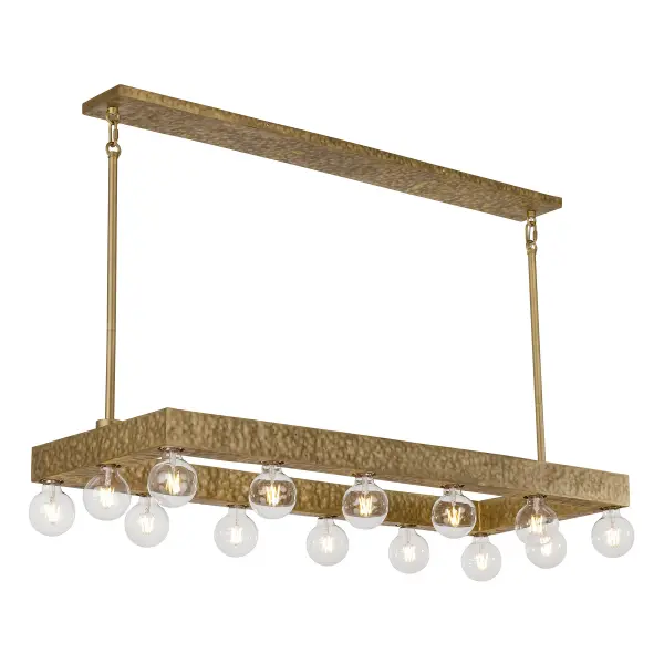 Etereo 14-Light Linear Chandelier in Spumante by Breegan Jane - Image 4