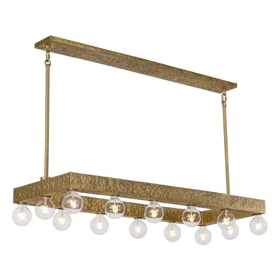 Etereo 14-Light Linear Chandelier in Spumante by Breegan Jane - Image 4