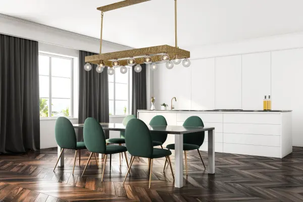 Etereo 14-Light Linear Chandelier in Spumante by Breegan Jane - Image 10