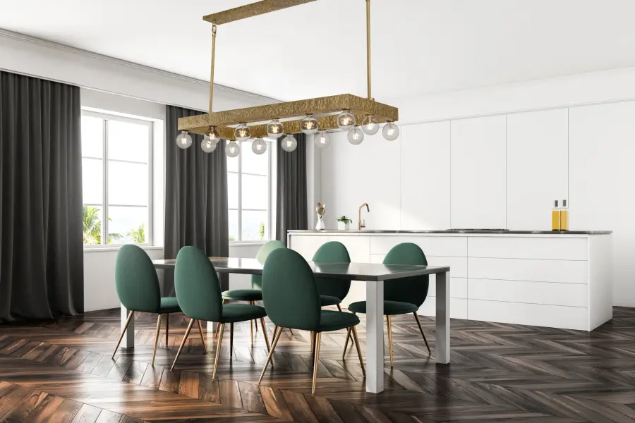 Etereo 14-Light Linear Chandelier in Spumante by Breegan Jane - Image 10